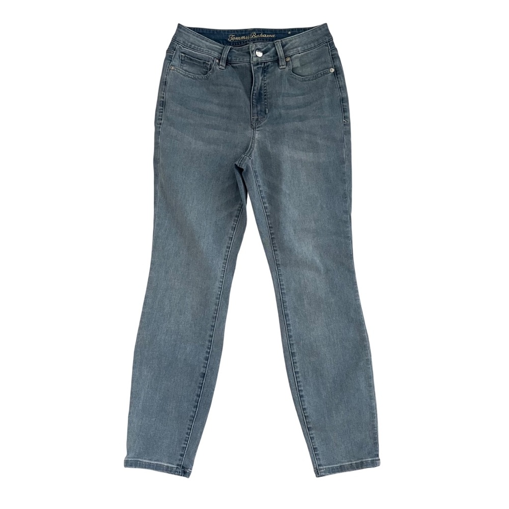 Tommy Bahama High Rise Ankle Skinny Jeans, Light Denim Wash, Size 6 / 28